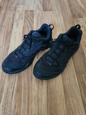 Adidas Terrex AX3 Mens 11.5 Shoes Triple Black Trail Hiking Outdoor Sneakers